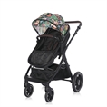 Baby Stroller VIOLA+ADAPTERS with seat unit Tropical FLOWERS